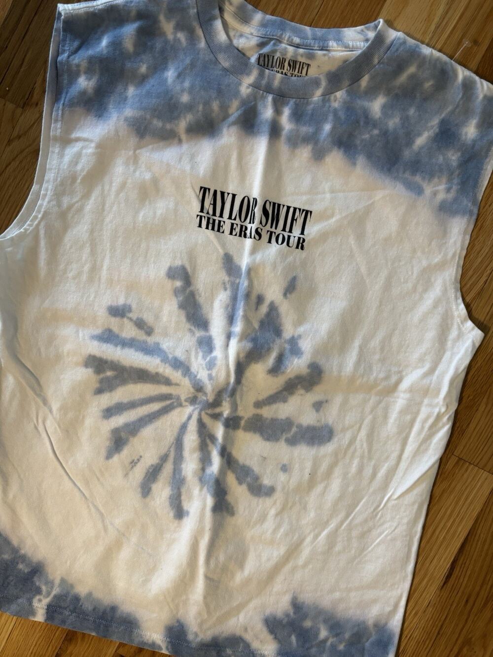 Taylor Swift The Eras Tour Sleeveless T Shirt M Tie Dye Tank Top Official Merch